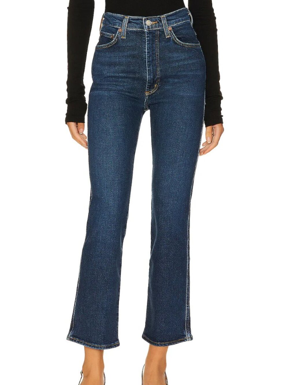 Agolde Pinch Waist High Rise Kick Flare Jeans